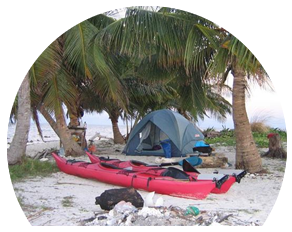 camping on beach